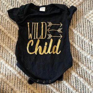Wild child onsie